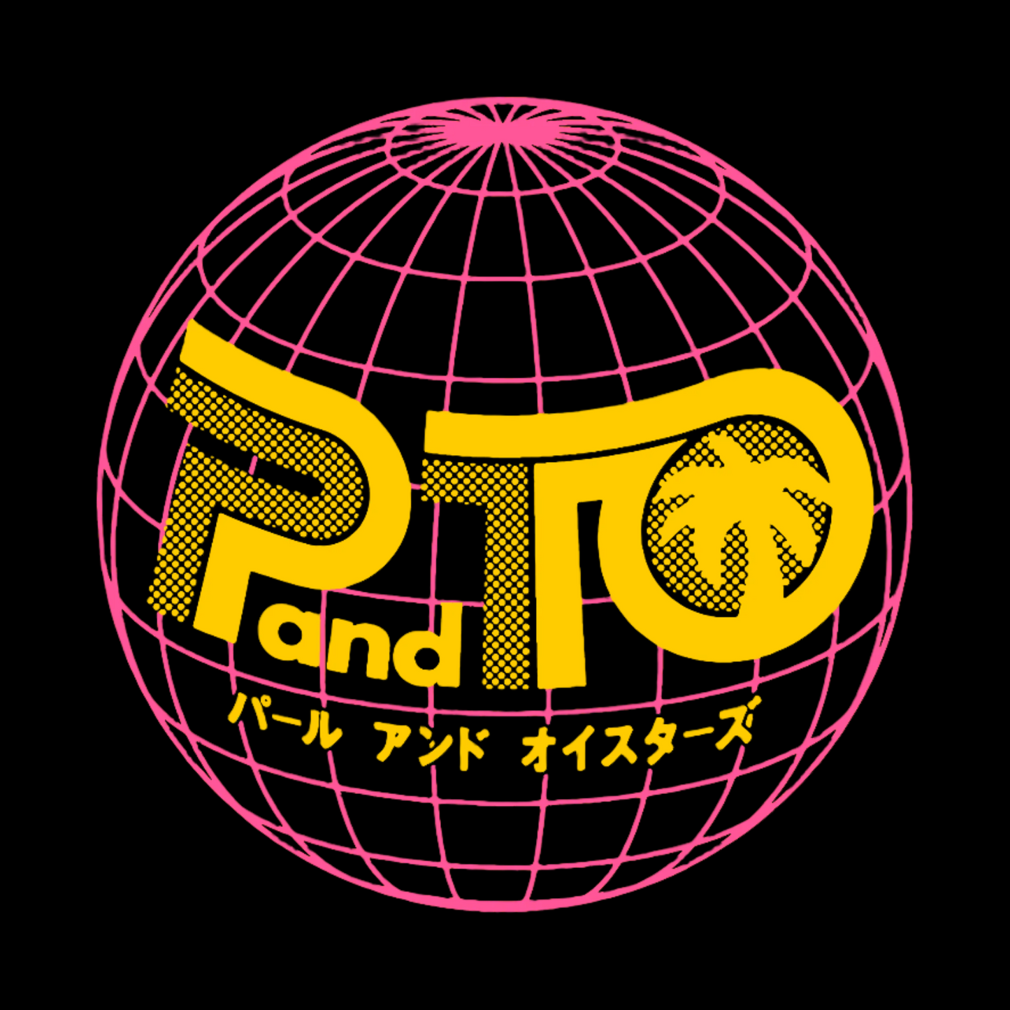 P&TO world t-shirt (black)