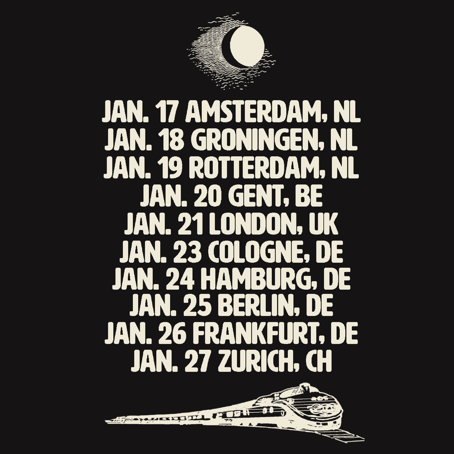 T-shirt: Europa Express Tour 2024