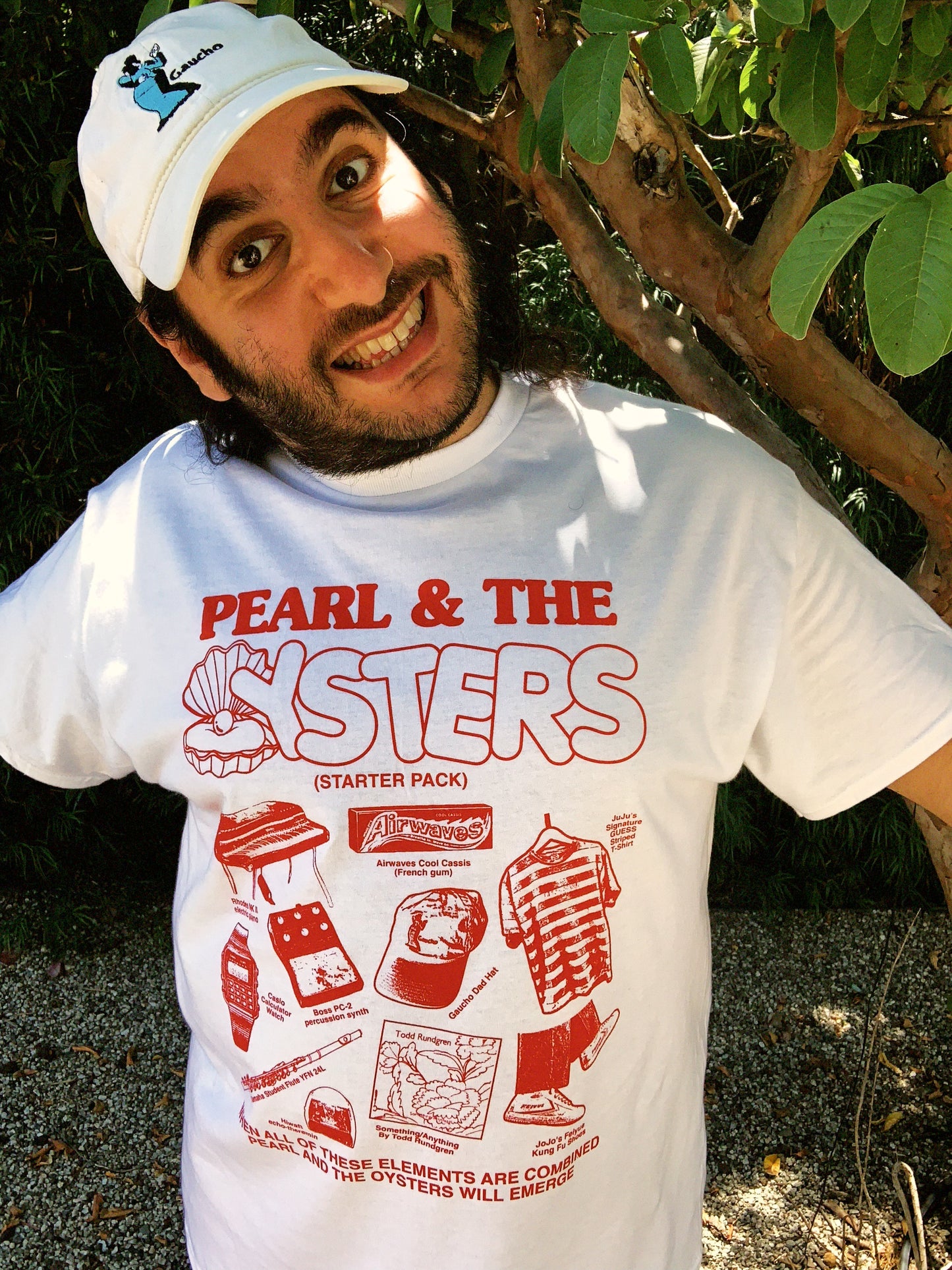Pearl & the Oysters starter pack t-shirt (WHITE)