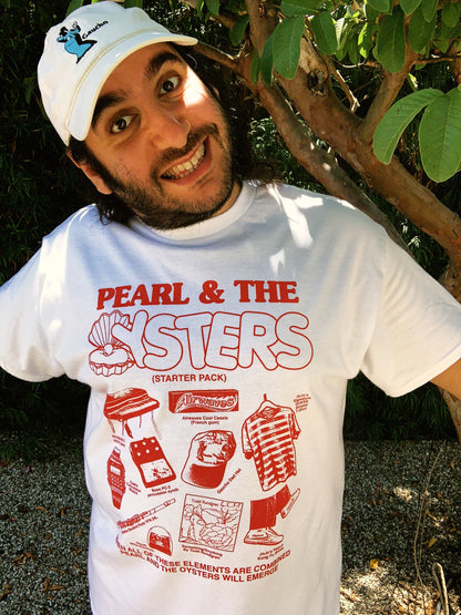 Pearl & the Oysters starter pack t-shirt (WHITE)